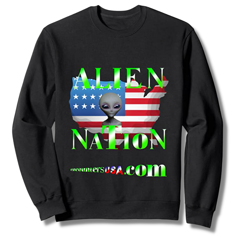 Alien Nation Encounters USA Black Sweatshirt