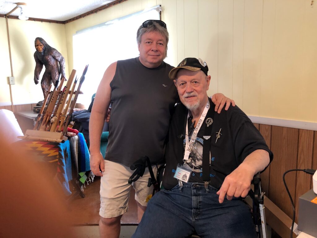 Matthew Heines Thom Cantrall Marblemount Bigfoot Festival