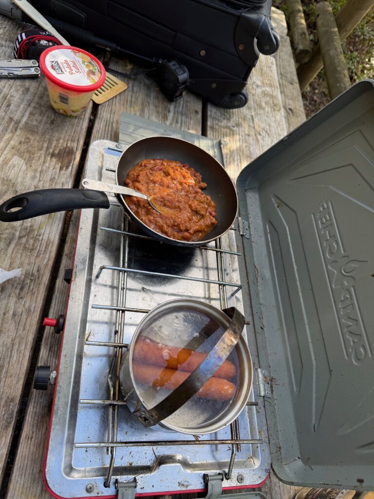 Beans and Franks the Cornerstone of Bigfoot Hunting Food