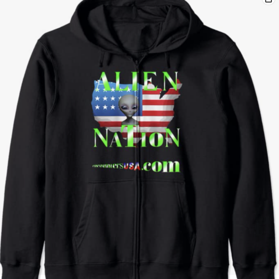 Alien Nation Encounters USA Zip Hoodie
