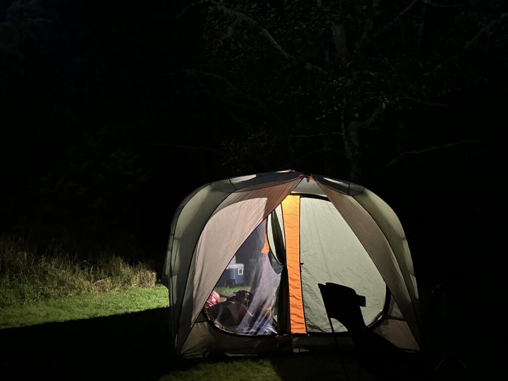 Encounters USA Gear Tent Night Lake Ozette Bigfoot Hunt